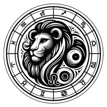 Personalized Leo Zodiac Keychain | Engraved Metal