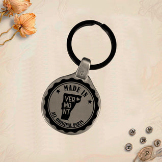 Vintage USA Keychain Vermont Virginia Washington Washington DC | Engraved