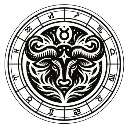 Personalized Taurus Zodiac Keychain | Engraved Metal