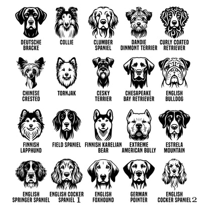 Llavero Grabado Mascota Perro Deutche, English Bulldog VK06