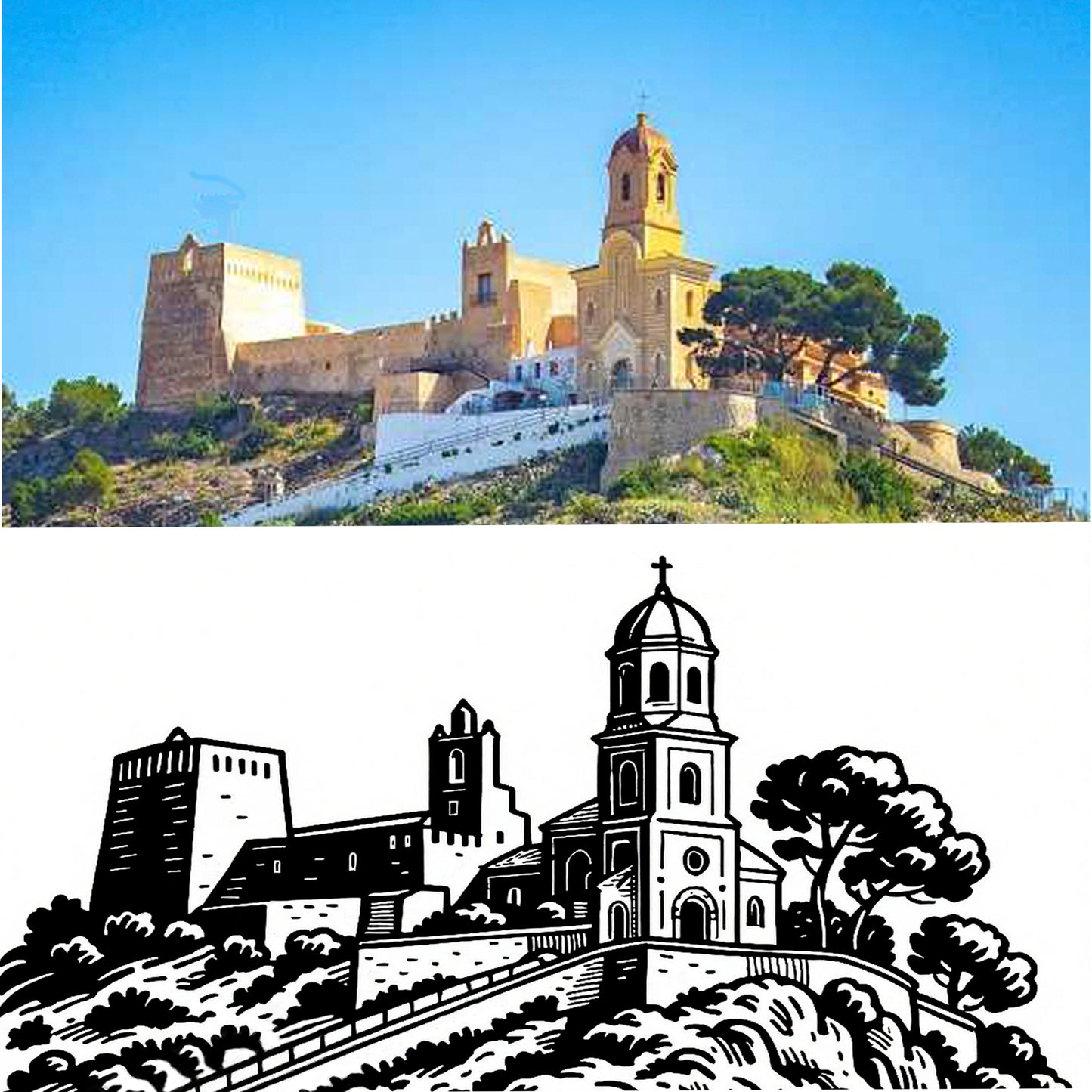 MV3 Llavero o Colgante para grabar imagen personalizada en placa de metal Rectangular Horizontal