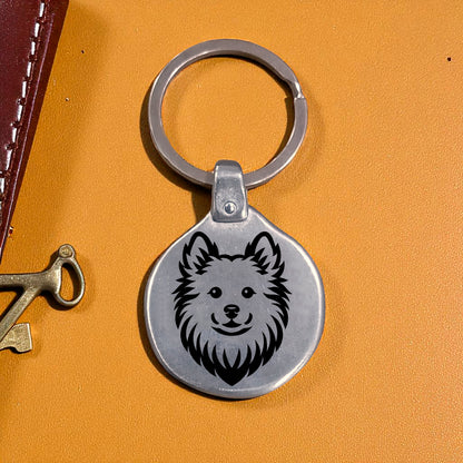Llavero Grabado Mascota Perro American, Australian, Akita VK02