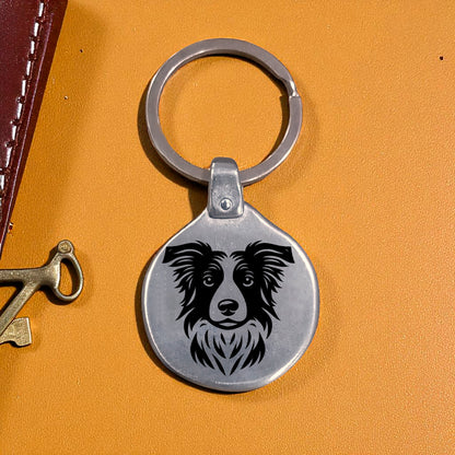 Llavero Grabado Mascota Perro Border, Berger, Bullmastiff VK03