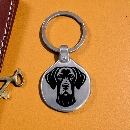 Llavero Grabado Mascota Perro Deutche, English Bulldog VK06