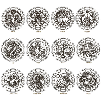 LLavero Grabado Horoscopo Zodiaco VK504