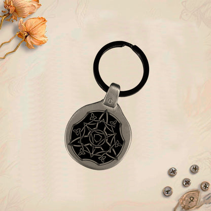 Vintage Celtic Keychain Pack 6 - Handmade Amulet | Engraved Metal