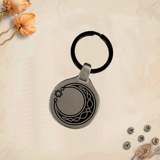 Vintage Celtic Keychain Pack 8 - Handmade Amulet | Engraved Metal