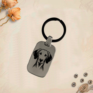 Vintage Pet Keychain PackR1 | Unique Engraved Metal Retro