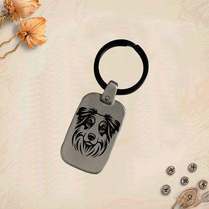 Vintage Pet Keychain PackR1 | Unique Engraved Metal Retro