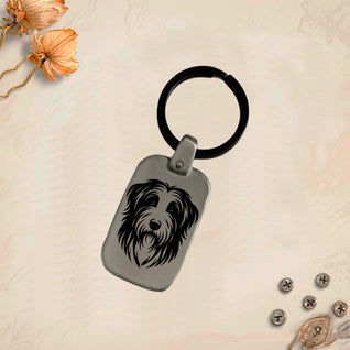 Vintage Pet Keychain PackR1 | Unique Engraved Metal Retro