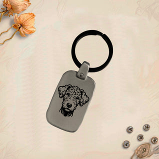 Vintage Pet Keychain PackR1 | Unique Engraved Metal Retro