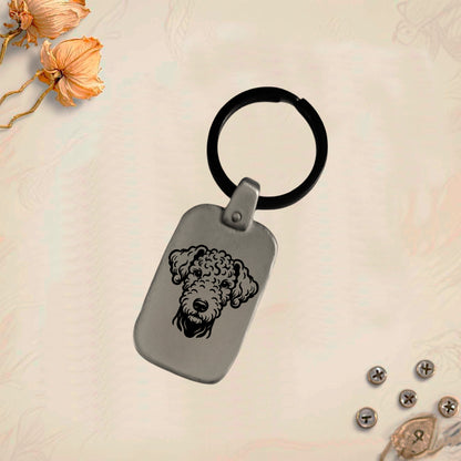 Vintage Pet Keychain PackR1 | Unique Engraved Metal Retro