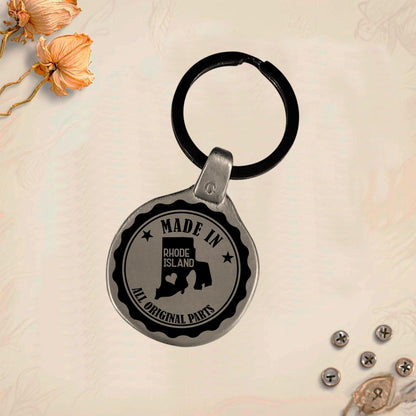 Vintage USA Keychain Oregon Pennsylvania Rhode Island South Carolina | Engraved
