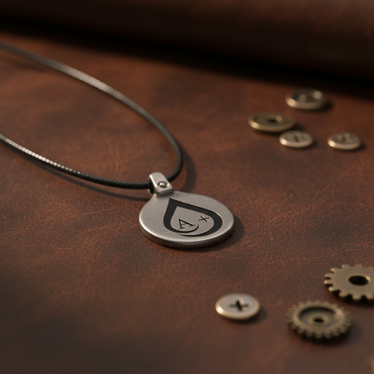Blood Type Pendant Keychain GSP Personalized Engraved Circular Metal Premium Lifestyle