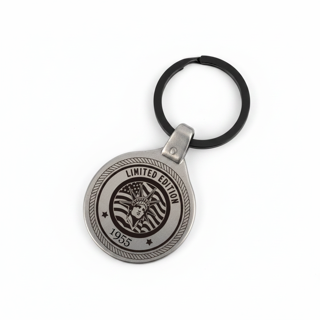 Personalized Vintage Birthday Keychain C7 Enhanced